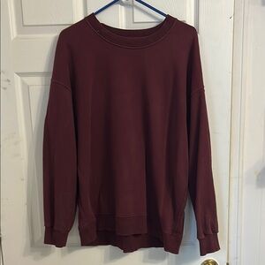Maroon LuLuLemon Sweatshirt